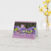 Carte de sympathie du Rose de la perte de mère (Fleur jaune)