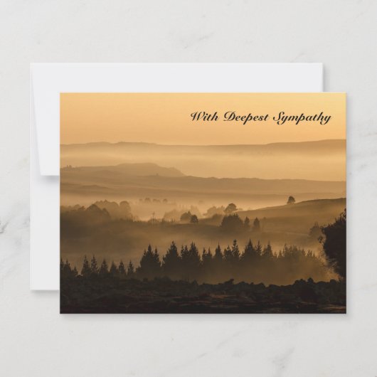 Carte de Sympathie du Verset Bible précoce (Devant)