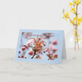 carte de sympathie en fleur rose allemand (Fleur jaune)