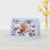 carte de sympathie en fleur rose espagnol (Fleur jaune)