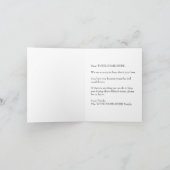 Carte de Sympathie Fleurs de Look vintage (Intérieur)