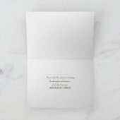 Carte de Sympathie Fleurs et Panier Bushel (Intérieur)