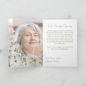 Carte de sympathie florale (Intérieur)