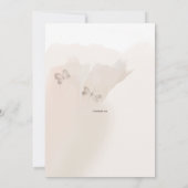 Carte de Sympathie Florale Peinte à la main rustiq (Dos)