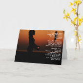 Carte de sympathie foncée de Wiccan de mère (Fleur jaune)