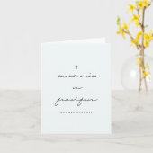 Carte de sympathie grecque souvenir éternelle (Fleur jaune)