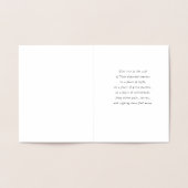 Carte de sympathie grecque souvenir éternelle (Intérieur)