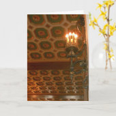 Carte de sympathie « Hotel Duluth Light Fixture » (Fleur jaune)