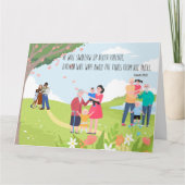 Carte de sympathie JW Isaïe 25:8 (Devant)