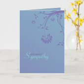 Carte de sympathie la plus profonde de la branche (Fleur jaune)