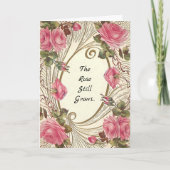 Carte de sympathie Le Rose continue à grandir au-d (Devant)