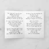 Carte de sympathie Le Rose continue à grandir au-d (Intérieur)