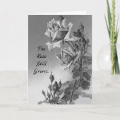 Carte de sympathie Le Rose continue à grandir au-d (Devant)