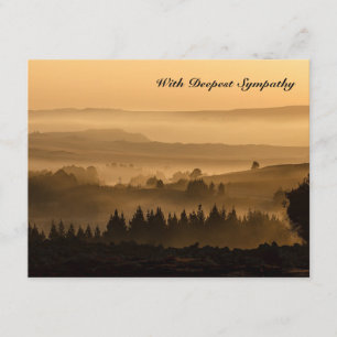 Carte de sympathie légère tôt de vers de bible