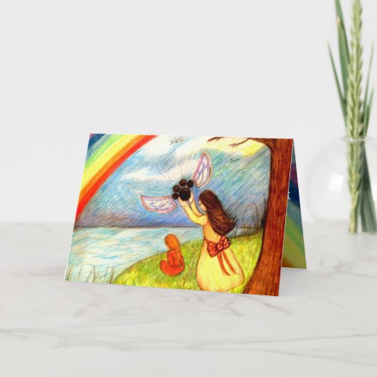 Carte de sympathie "Letting Go" sur la perte de l' (Devant)