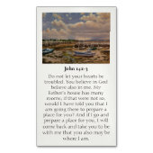 Carte de Sympathie magnétique commémorative (devant Vertical)