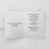 Carte de sympathie militaire (Intérieur)