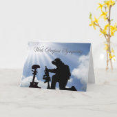 Carte de sympathie militaire (Fleur jaune)