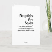 Carte de sympathie - perte d'un ami (Dos)