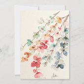 Carte de Sympathie Plat Cascade Florale (Devant)