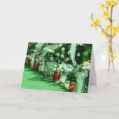 Carte de sympathie Polonaise funérailles BLANC INT (Fleur jaune)