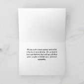 Carte de sympathie pour animal de compagnie Greyho (Intérieur)