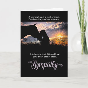 Carte de Sympathie pour animal de compagnie pour a