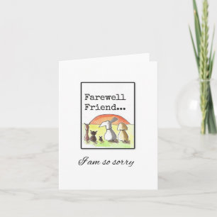 Carte de sympathie pour animaux de compagnie, Pert