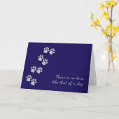 Carte de Sympathie pour animaux domestiques (Fleur jaune)