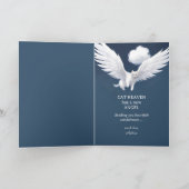 Carte de Sympathie pour chat Ange Manquant Dearly (Intérieur)