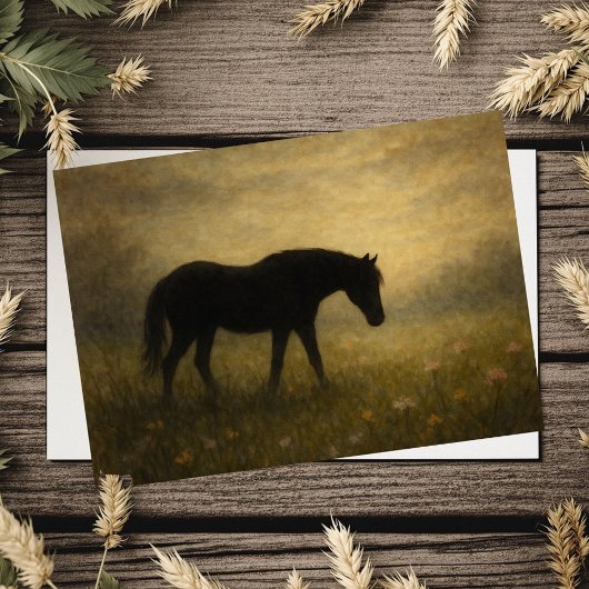 Carte de sympathie pour cheval