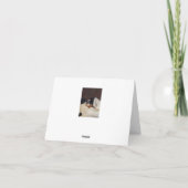 Carte de sympathie pour chien de compagnie Boston (Dos)