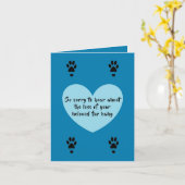 carte de sympathie pour chien par dalDesignNZ (Fleur jaune)