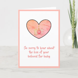 Carte de sympathie pour chien par dalDesignNZ