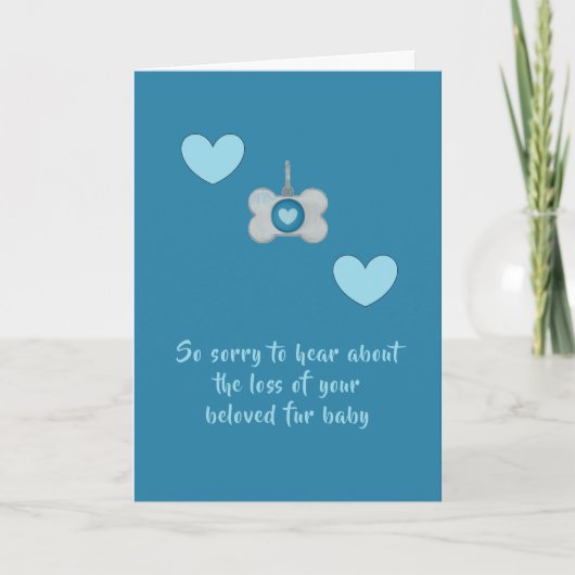 Carte de sympathie pour chien par dalDesignNZ (Devant)