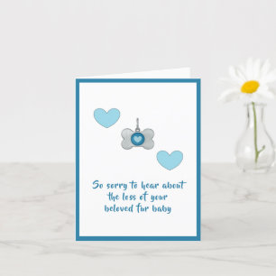 Carte de sympathie pour chien par dalDesignNZ