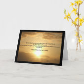 Carte de sympathie pour devis Edward Carpenter (Fleur jaune)