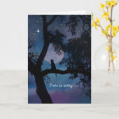 Carte de sympathie pour la perte de chats, Sympath (Fleur jaune)