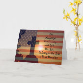 Carte de sympathie pour la perte de la fille au se (Fleur jaune)