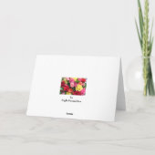 Carte de sympathie pour la perte d'un amour (Dos)