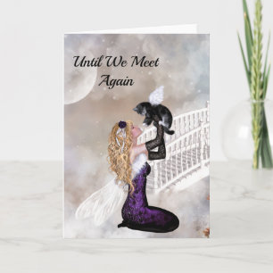 Carte de sympathie pour la perte d'un chat animal 