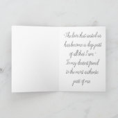 Carte de sympathie pour la perte d'un lévrier (Intérieur)