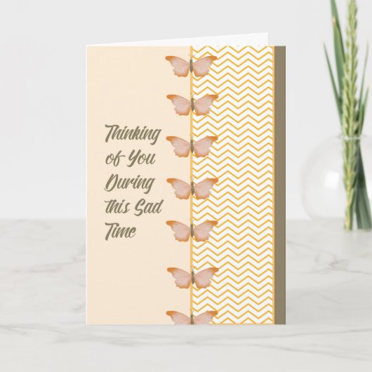 Carte de sympathie pour la Soeur pas à pas avec pa (Devant)