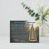 Carte de sympathie pour le poème Rainbow Bridge (Debout devant)