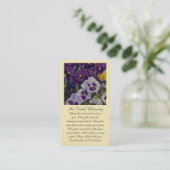 Carte de sympathie pour les condoléances sincères (Debout devant)