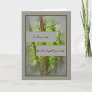 Carte de sympathie pour papa