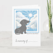 Carte de sympathie pour perte d'animal de compagni (Devant)