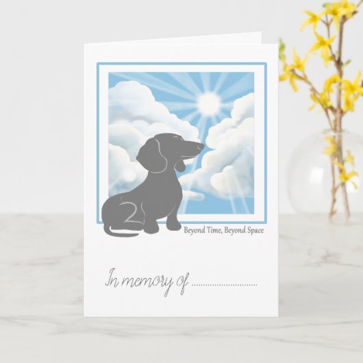 Carte de sympathie pour perte d'animal de compagni (Fleur jaune)