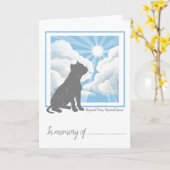 Carte de sympathie pour perte d'animal de compagni (Fleur jaune)