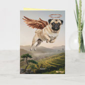 Carte de sympathie pour Pug (Dos)